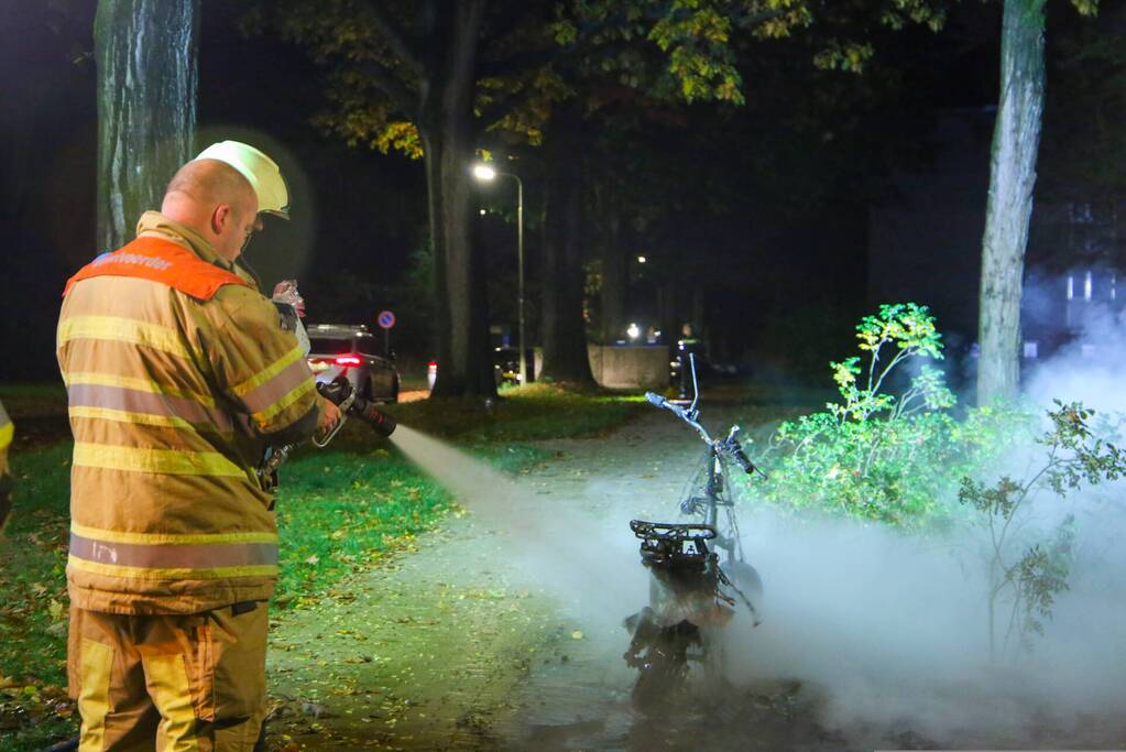 Opnieuw brand in deelscooter van Go-Sharing