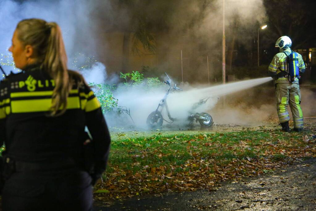 Opnieuw brand in deelscooter van Go-Sharing