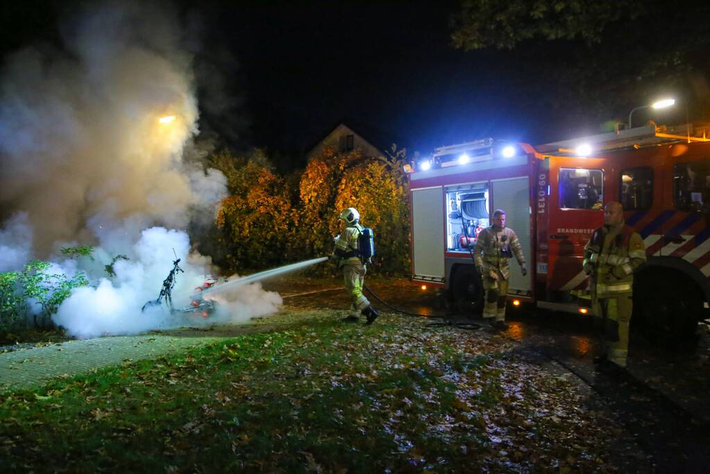Opnieuw brand in deelscooter van Go-Sharing