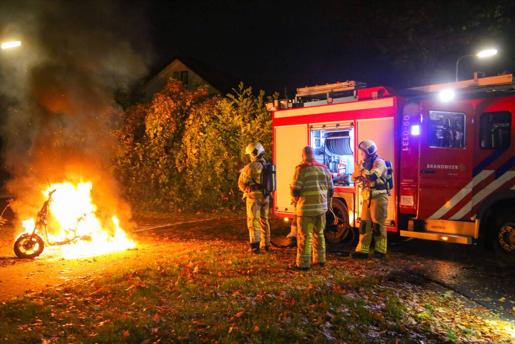 Opnieuw brand in deelscooter van Go-Sharing