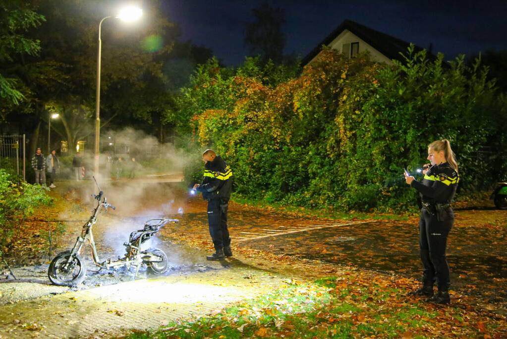 Opnieuw brand in deelscooter van Go-Sharing