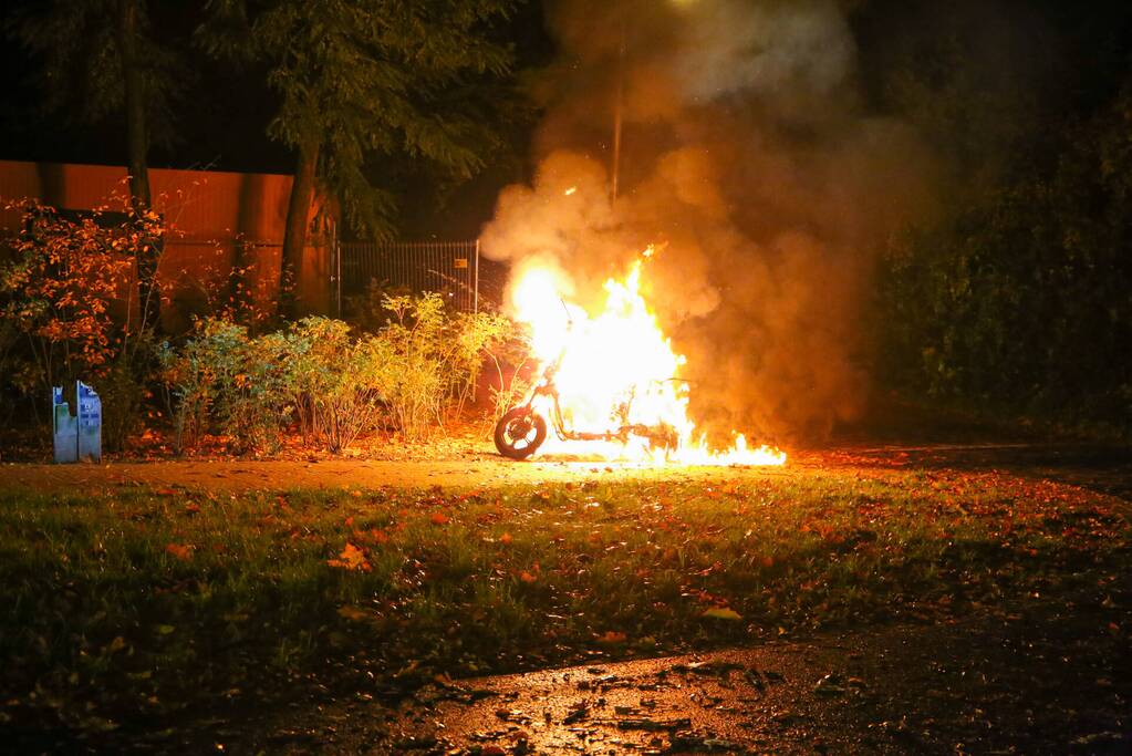 Opnieuw brand in deelscooter van Go-Sharing