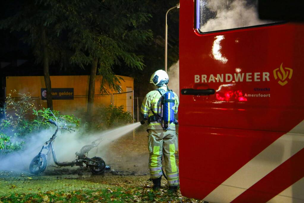 Opnieuw brand in deelscooter van Go-Sharing