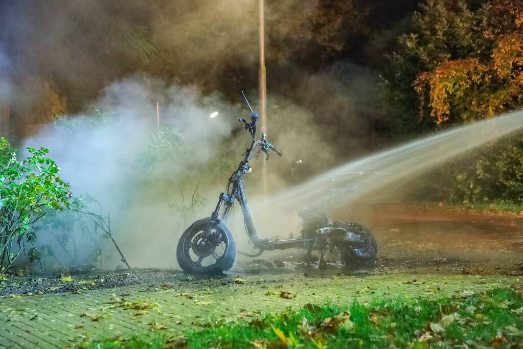 Opnieuw brand in deelscooter van Go-Sharing