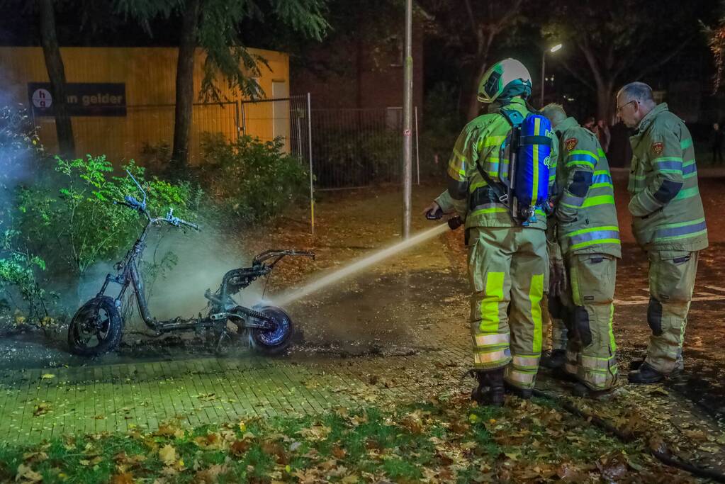 Opnieuw brand in deelscooter van Go-Sharing