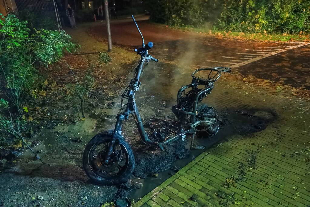 Opnieuw brand in deelscooter van Go-Sharing