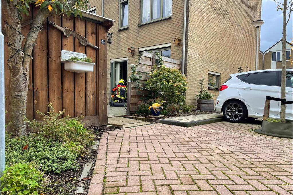 Gasleiding geraakt bij werkzaamheden