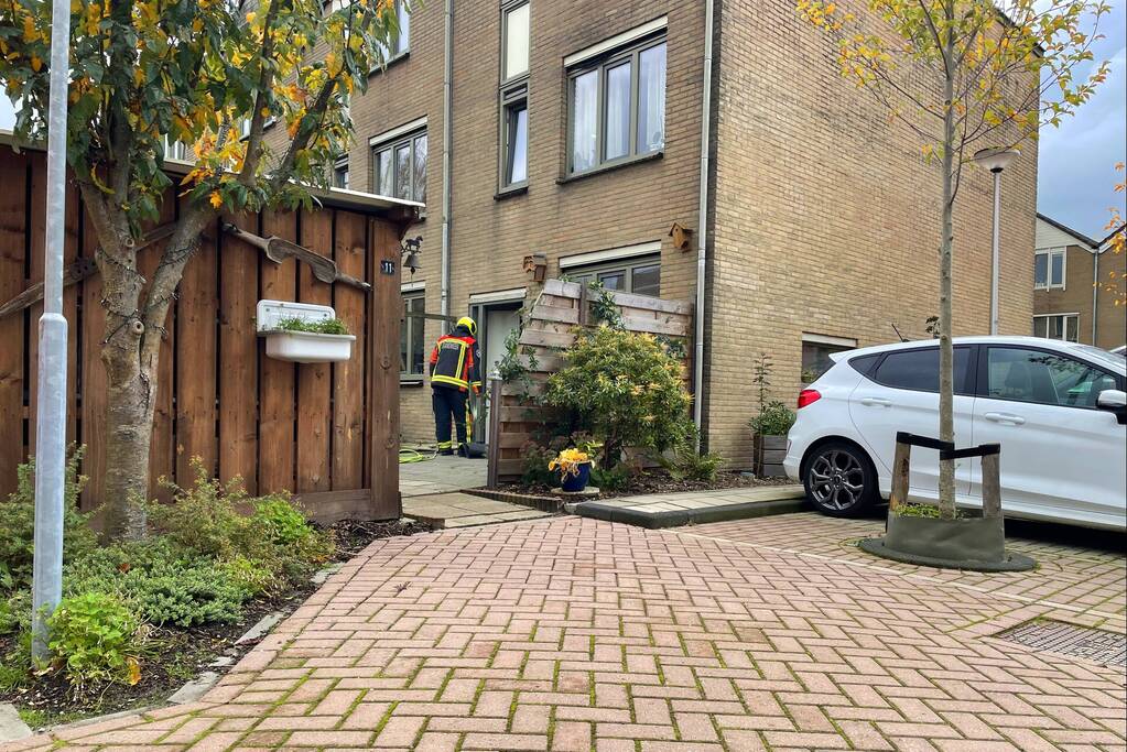 Gasleiding geraakt bij werkzaamheden