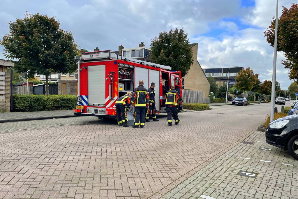 Gasleiding geraakt bij werkzaamheden