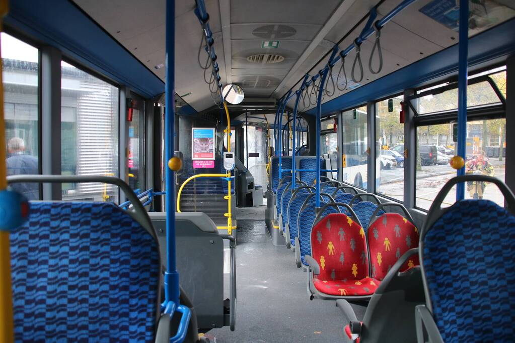 Brand in GVB-stadsbus