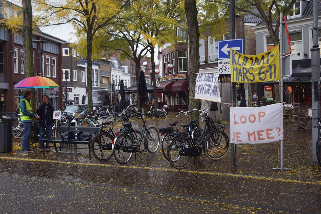 Klimaatactivisten vragen aandacht voor klimaatmars