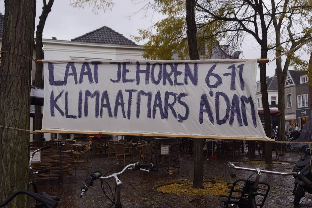 Klimaatactivisten vragen aandacht voor klimaatmars
