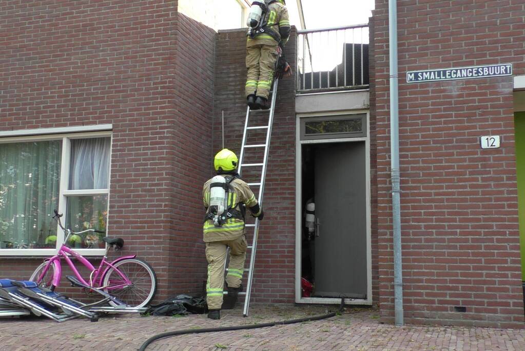Veel schade door brand bij woning