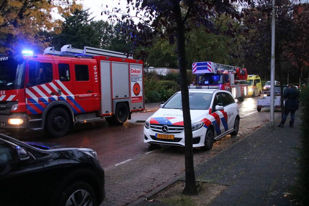 Veel schade door brand in keuken