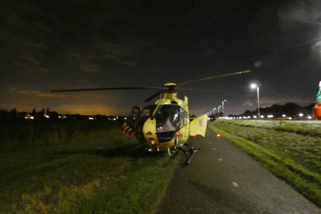 Traumaheli ingezet voor incident