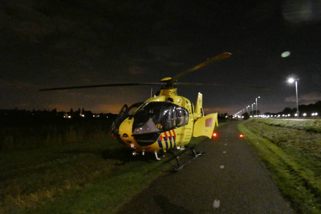 Traumaheli ingezet voor incident