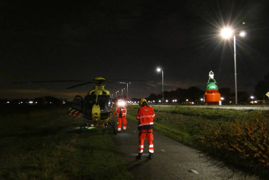 Traumaheli ingezet voor incident