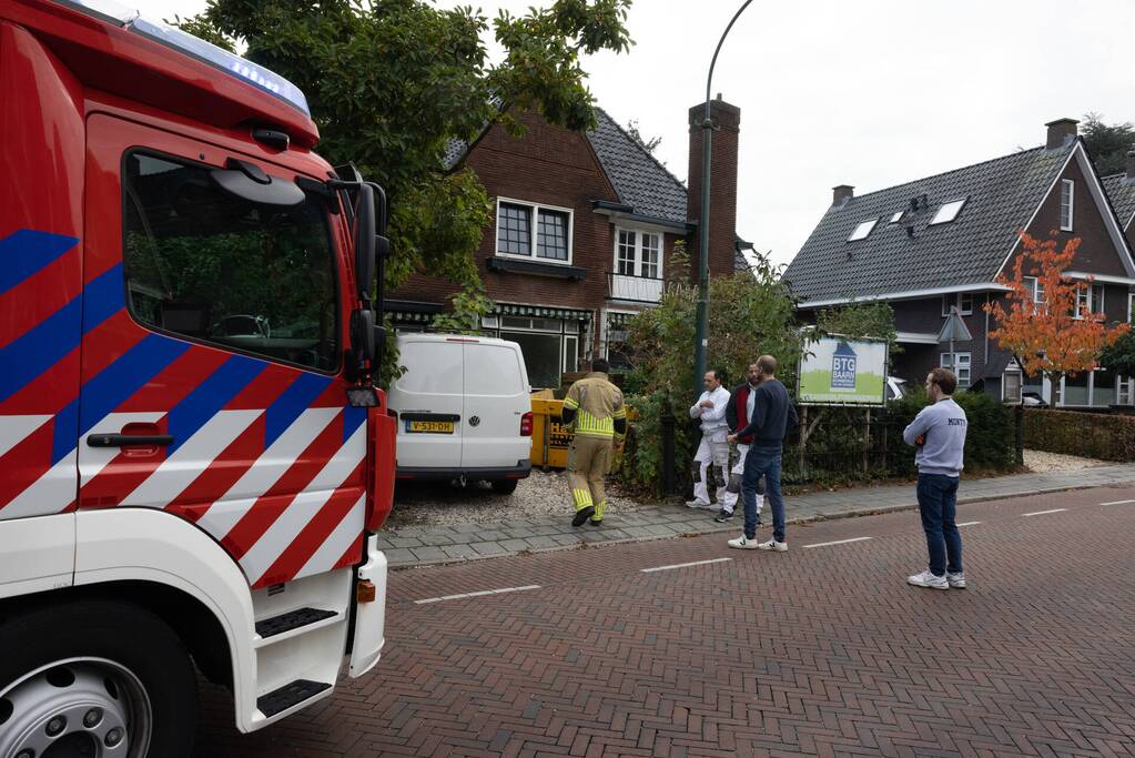 Gaslek bij werkzaamheden in woning