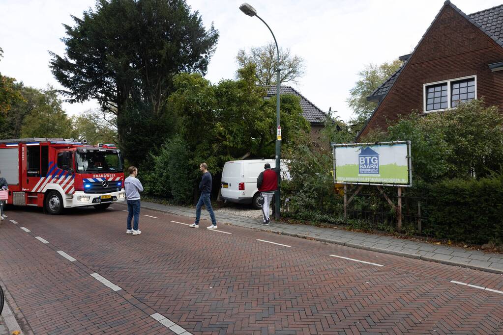 Gaslek bij werkzaamheden in woning