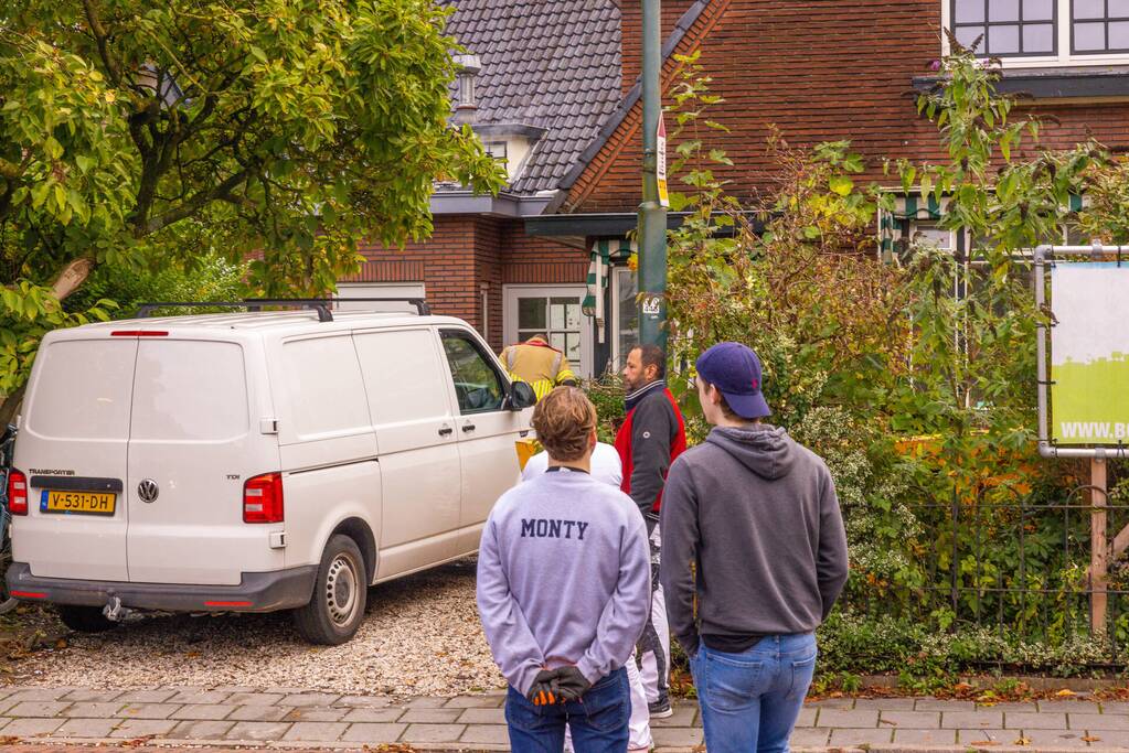 Gaslek bij werkzaamheden in woning