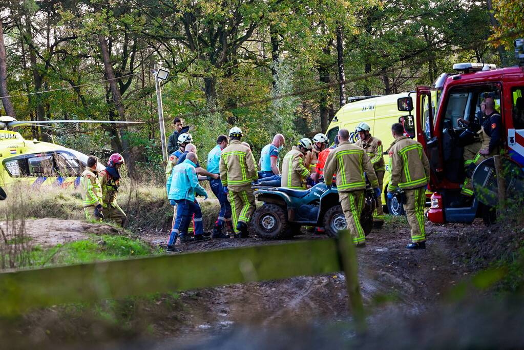 Traumahelikopter landt op terrein Fundustry