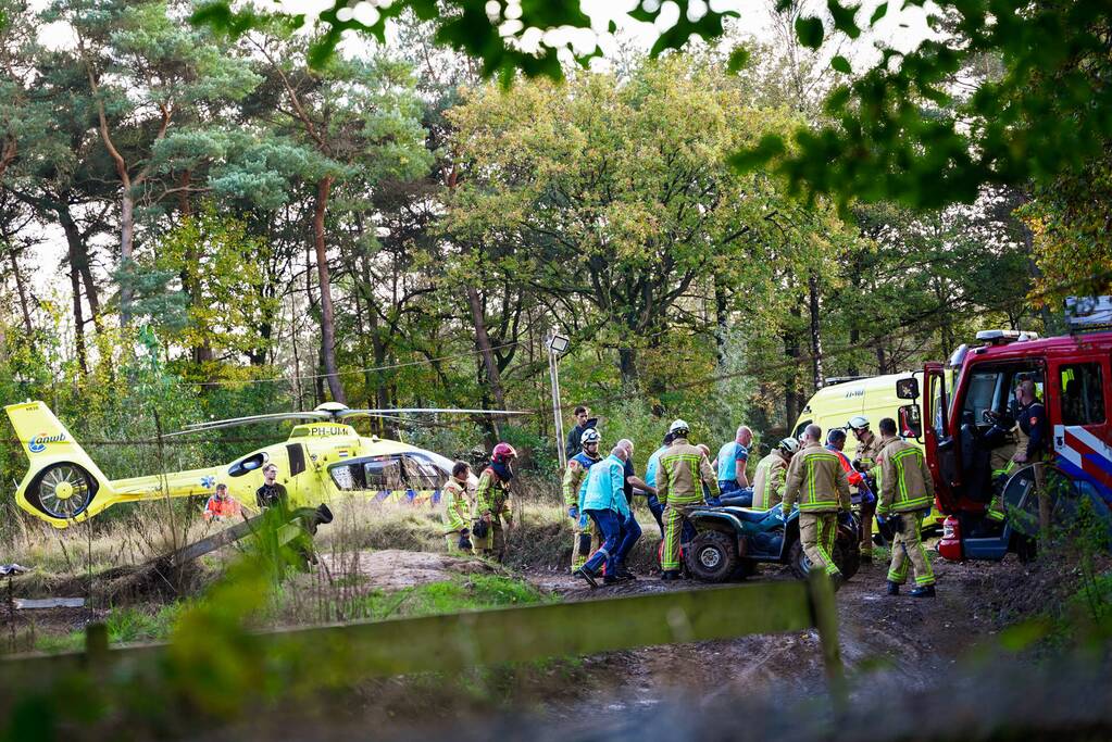 Traumahelikopter landt op terrein Fundustry