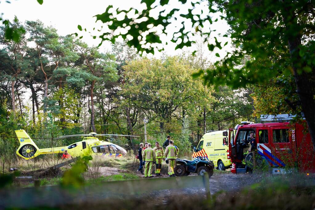 Traumahelikopter landt op terrein Fundustry