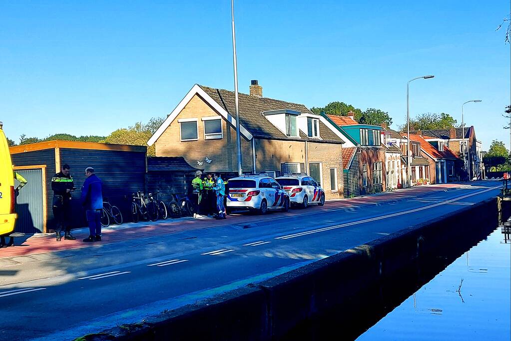Wielrenner gewond bij botsing met scooter