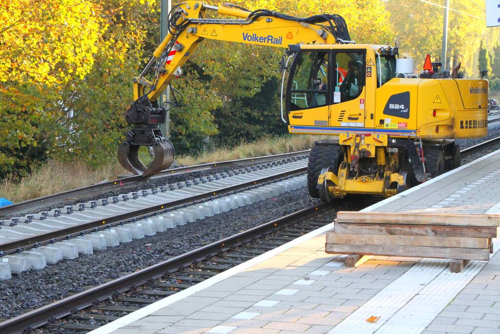 Geen treinverkeer door werkzaamheden aan het spoor