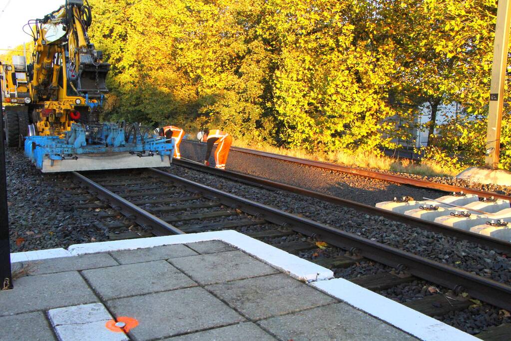 Geen treinverkeer door werkzaamheden aan het spoor