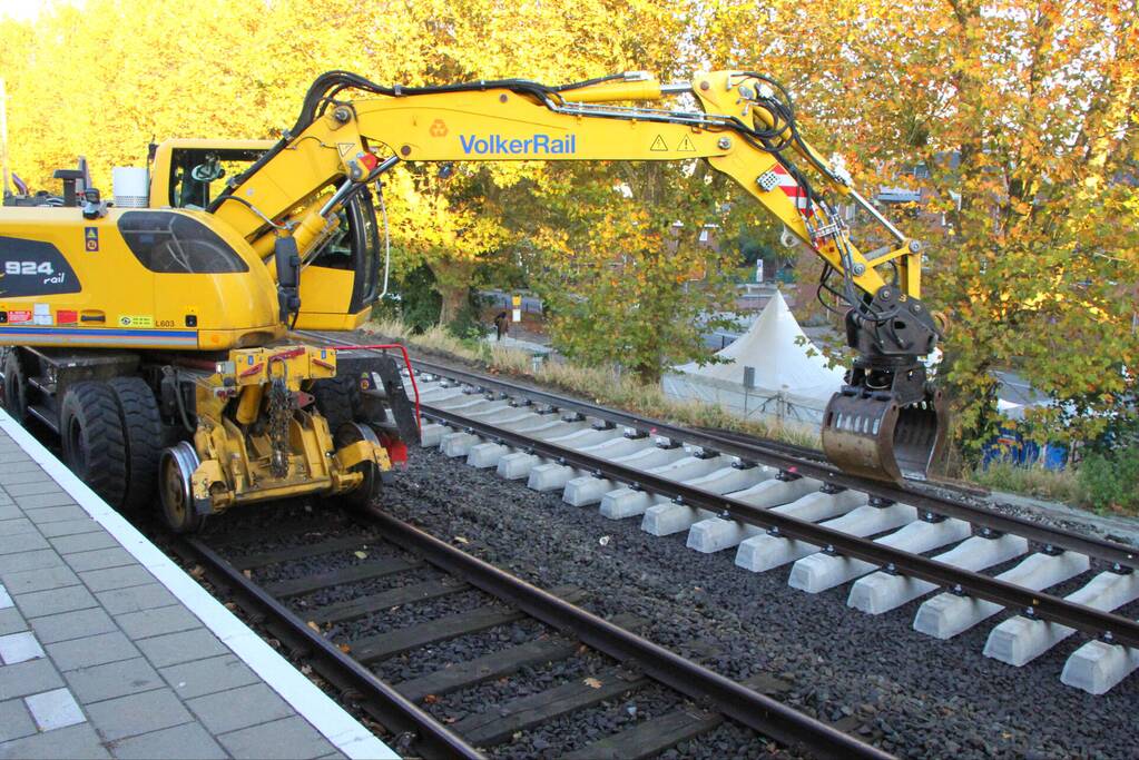 Geen treinverkeer door werkzaamheden aan het spoor