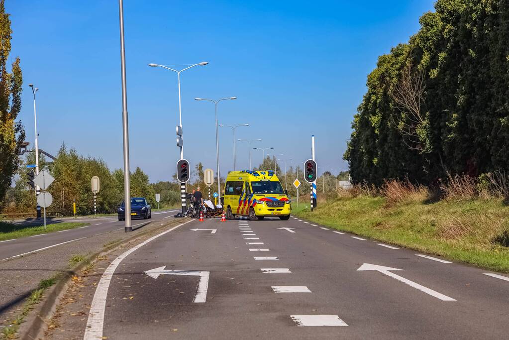 Twee motorrijders gewond bij ongeval