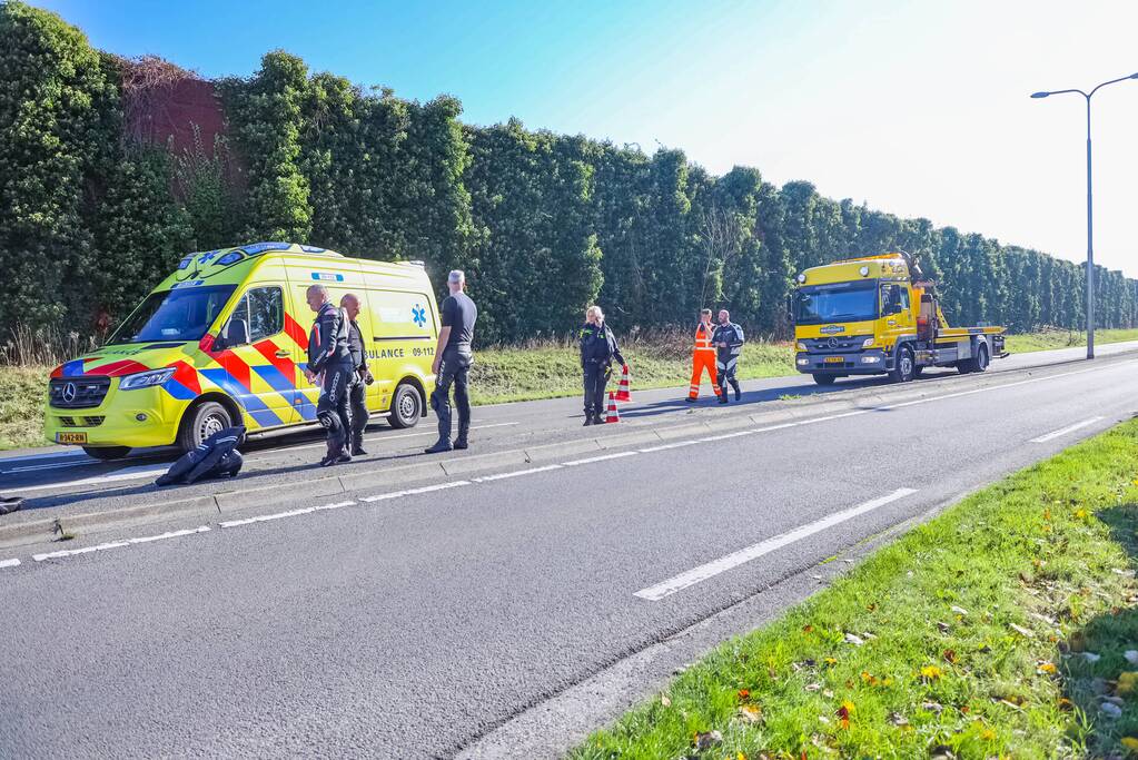 Twee motorrijders gewond bij ongeval