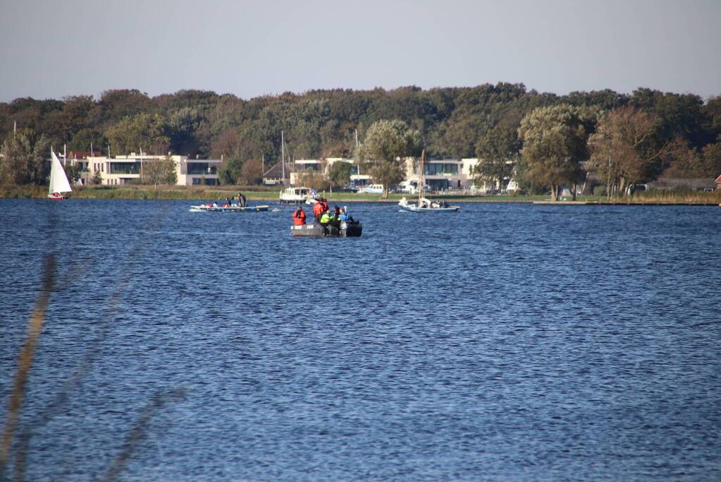Zoekactie met sonar naar vermist persoon
