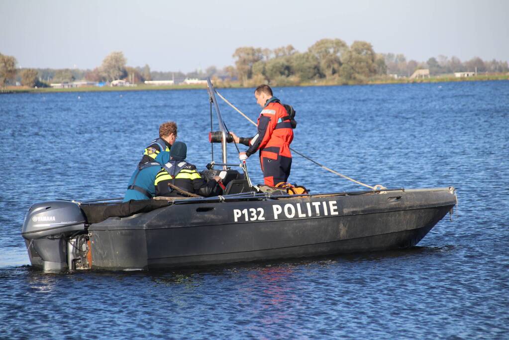 Zoekactie met sonar naar vermist persoon