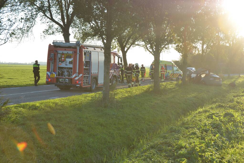 Twee gewonden bij ongeval met tesla