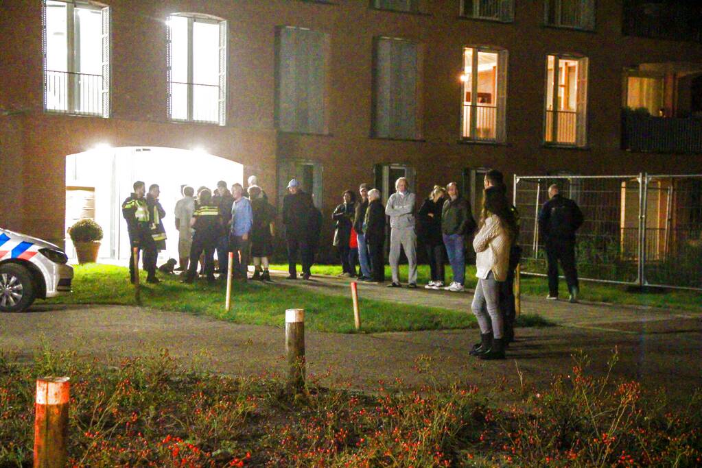 Appartementen ontruimd door brand in trappenhuis