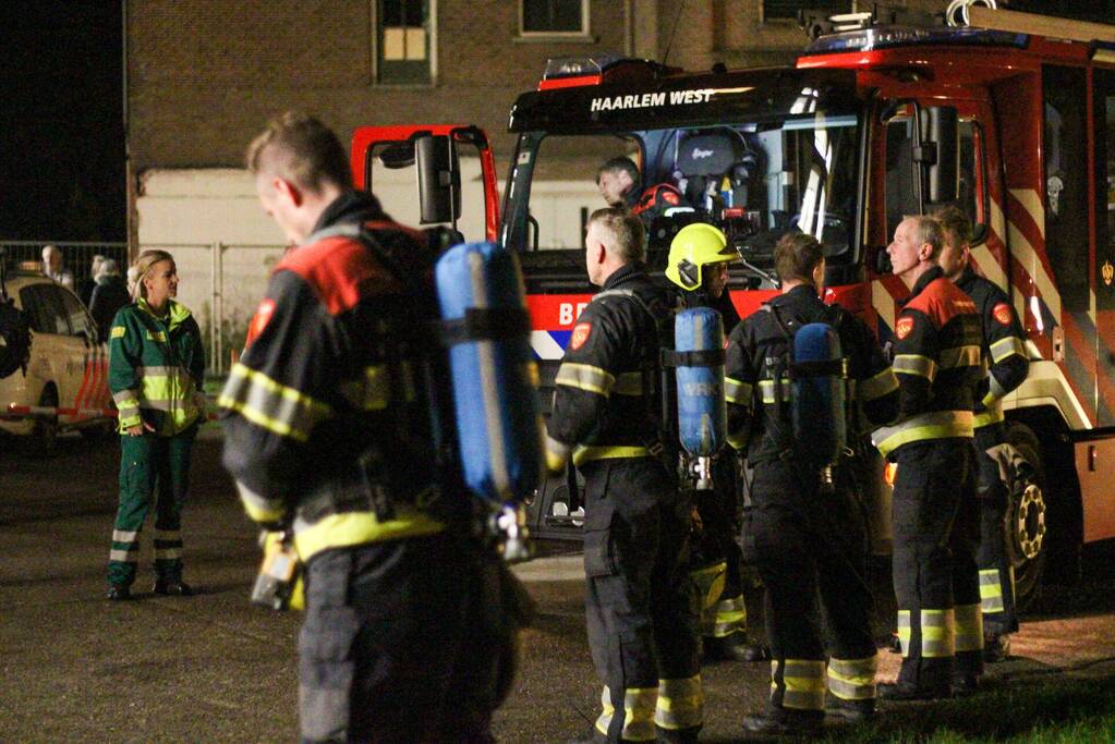 Appartementen ontruimd door brand in trappenhuis