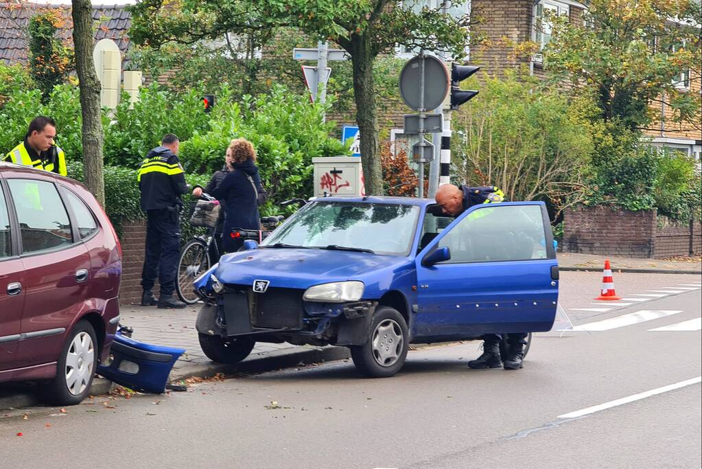Bestuurder botst tegen boom en gaat ervandoor