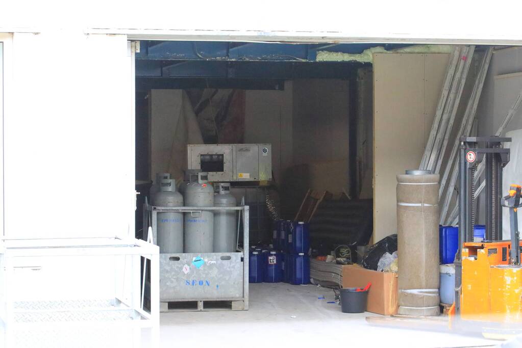 Drugslab in garagebedrijf ontruimd