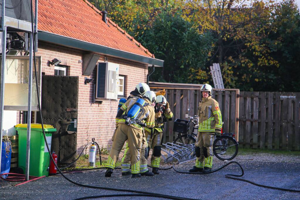 Grote brand in cafe met bovenwoning