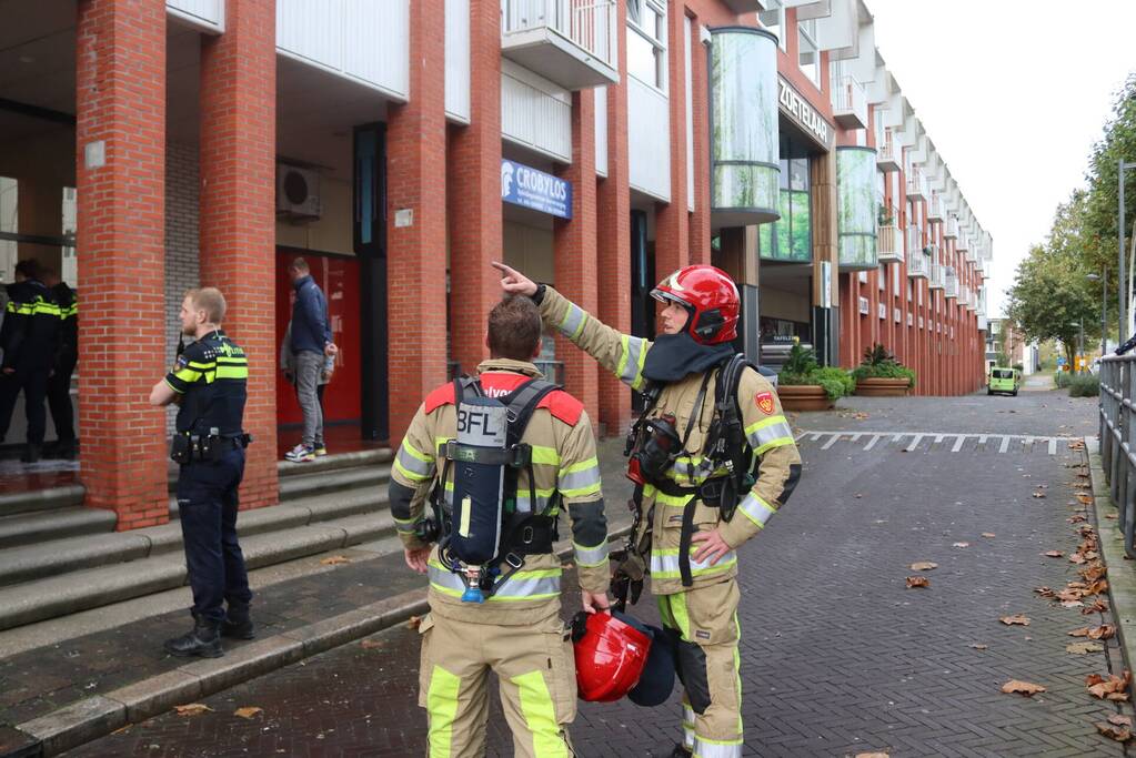 Brand tussen plafondplaten Fair Play Casino