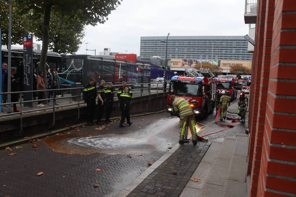 Brand tussen plafondplaten Fair Play Casino