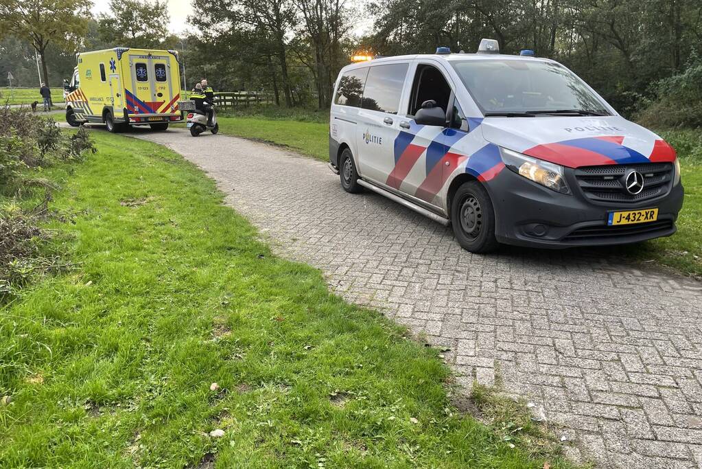 Scooterrijder gewond bij valpartij