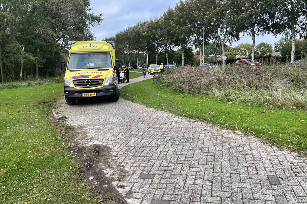 Scooterrijder gewond bij valpartij