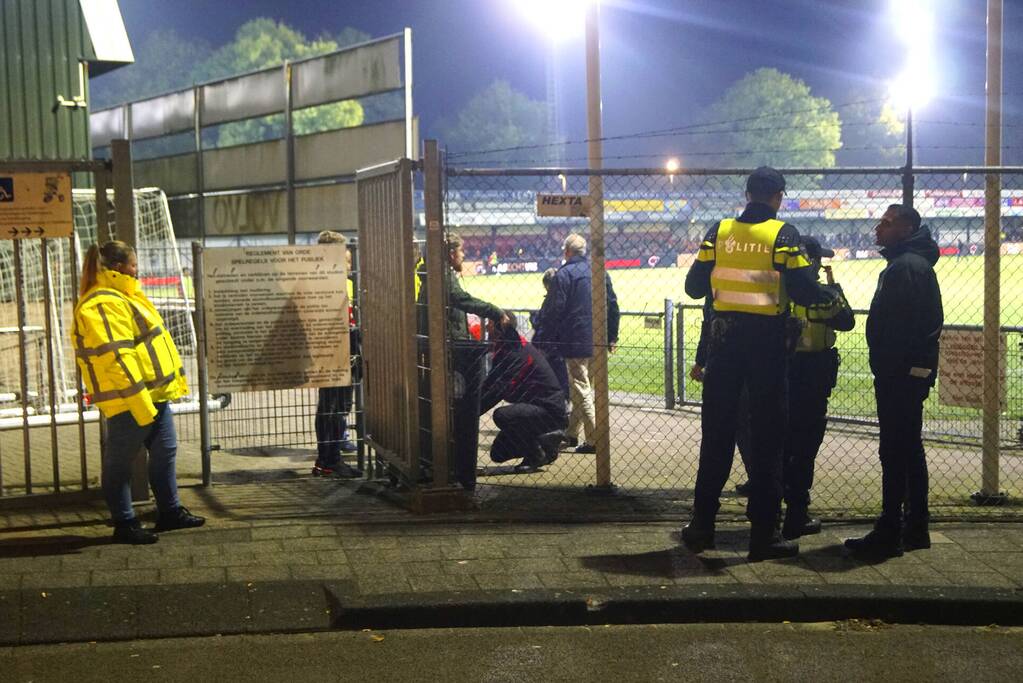 Onbekend voorwerp bij fouillering voetbalsupporter Excelsior Rotterdam