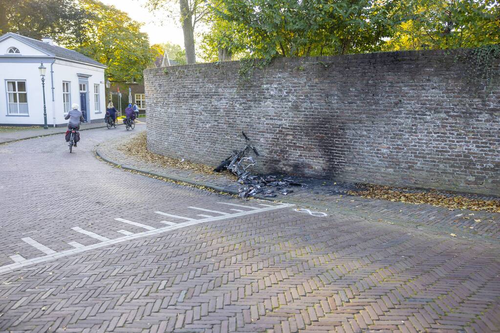 Twee Go-Sharing-deelscooters in vlammen opgegaan