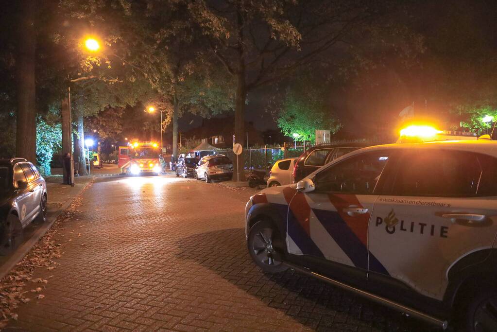 Veel schade aan auto door brand