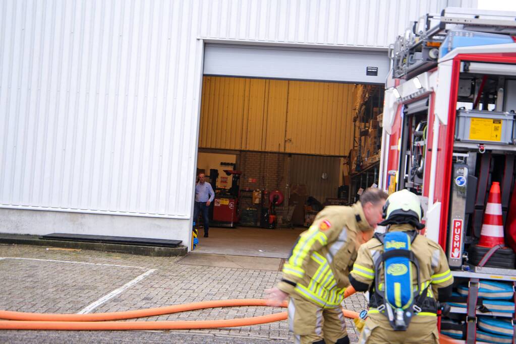 Grote brand in machinekamer Sligro