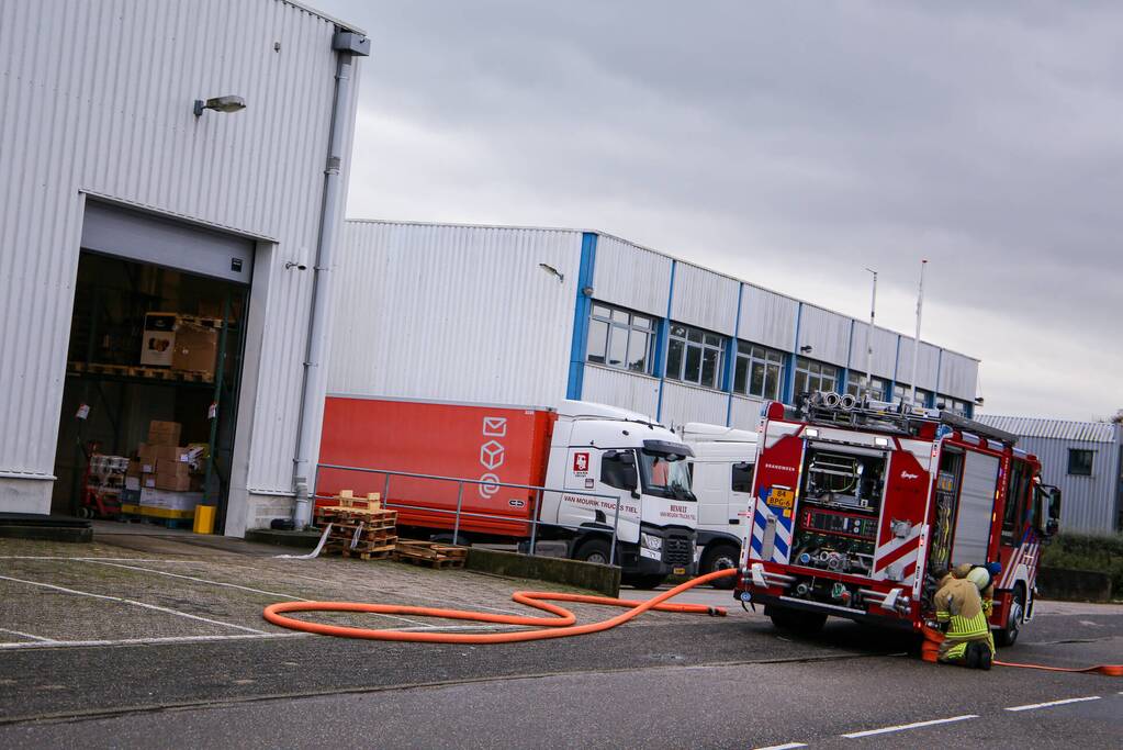 Grote brand in machinekamer Sligro